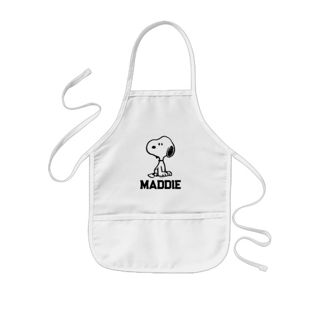 Peanuts | Snoopy Turns | Add Your Name Kids Apron (Front)