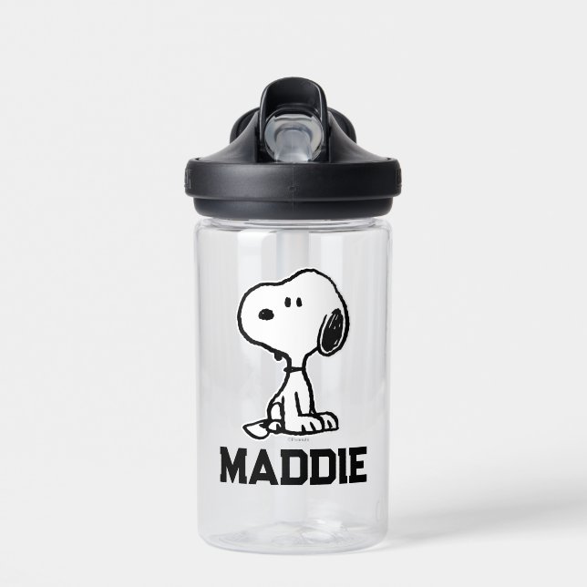 Peanuts | Snoopy Turns | Add Your Name Water Bottle (Front)