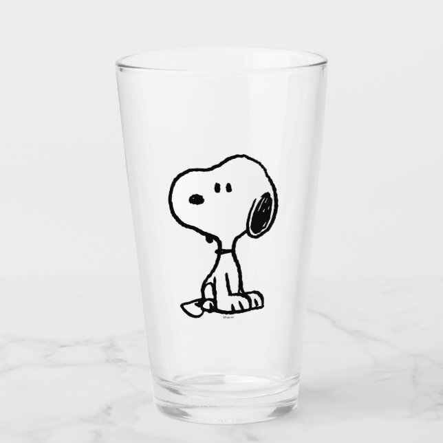 Peanuts | Snoopy Turns Glass (Front)