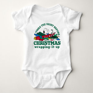 Peanuts Snoopy 'Twas the Night Before Christmas Baby Bodysuit