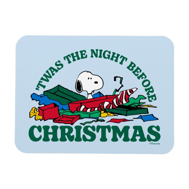 Peanuts | Snoopy 'Twas the Night Before Christmas Magnet (Horizontal)