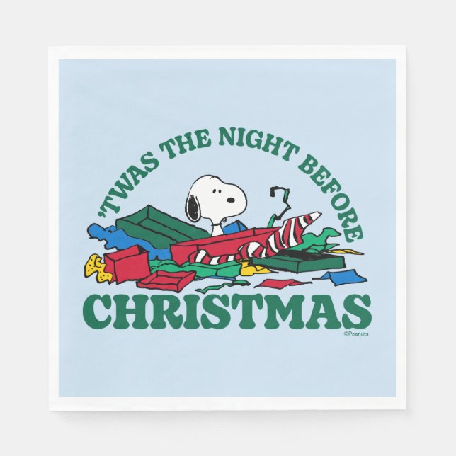 Peanuts | Snoopy 'Twas the Night Before Christmas Napkin (Front)