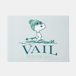 Peanuts   Snoopy Vail Colorado Doormat