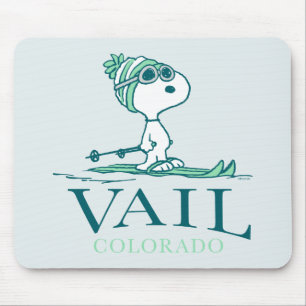 Peanuts   Snoopy Vail Colorado Mouse Pad
