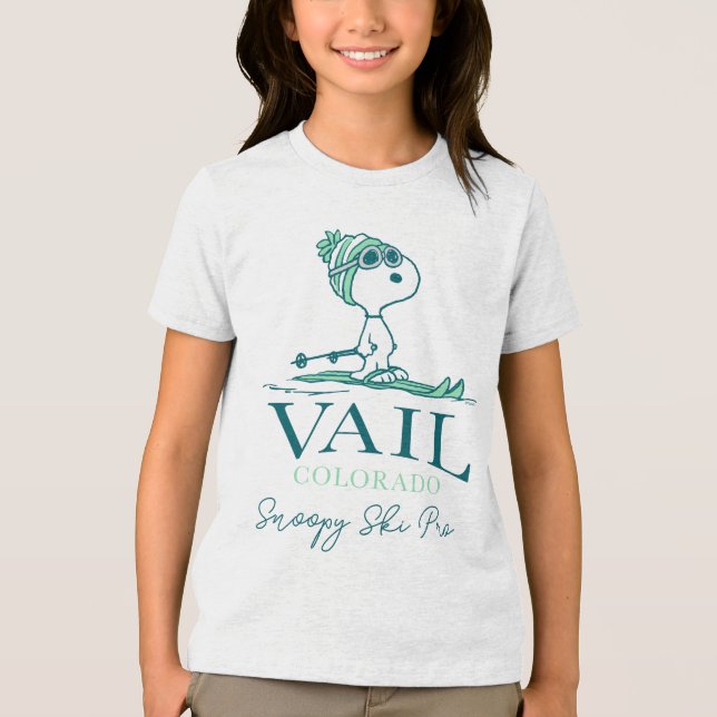 Peanuts | Snoopy Vail Colorado Tri-Blend Shirt (Front)