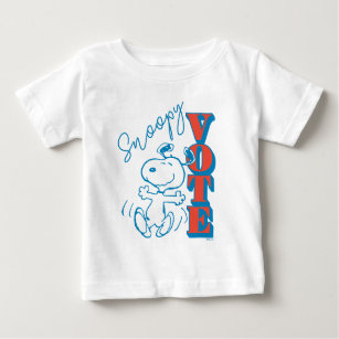 Peanuts   Snoopy - Vote Baby T-Shirt