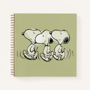 Peanuts   Snoopy Walking Tall Notebook
