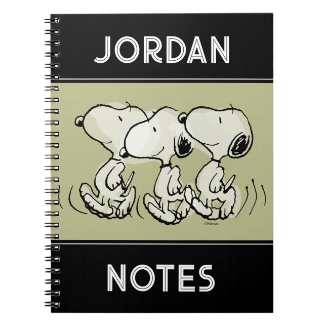 Peanuts | Snoopy Walking Tall Notebook (Front)
