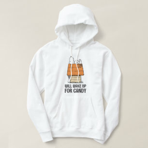 Peanuts Snoopy Will Wake Up For Candy Hoodie