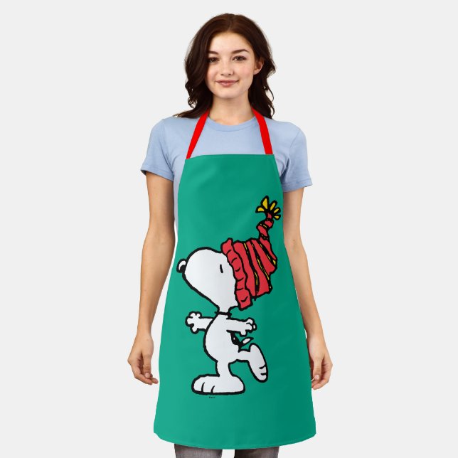 Peanuts | Snoopy Winter Beanie Cap Apron (Worn)