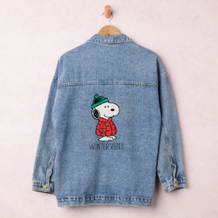 Peanuts   Snoopy Winter Coat & Hat Denim Jacket