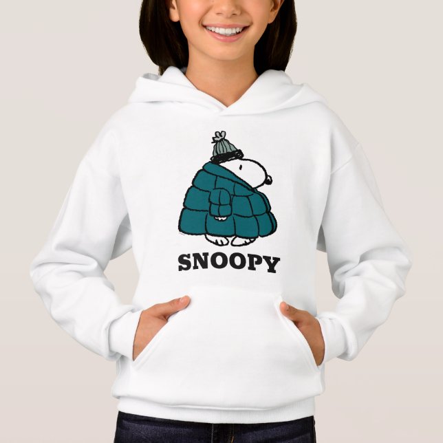 Peanuts | Snoopy Winter Puffer Jacket (Front)