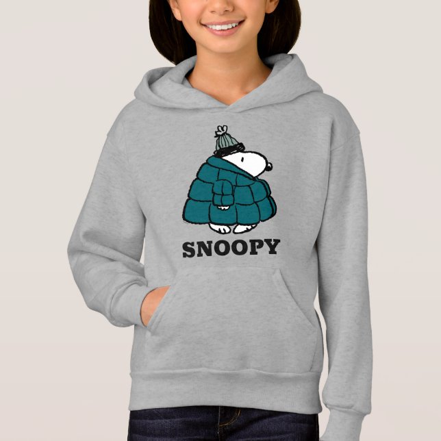Peanuts | Snoopy Winter Puffer Jacket (Front)