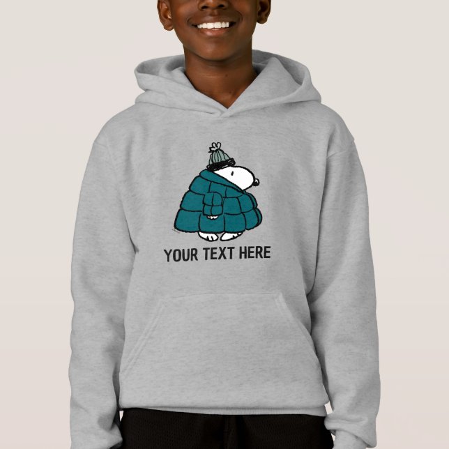 Peanuts | Snoopy Winter Puffer Jacket (Front)