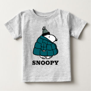 Peanuts Snoopy Winter Puffer Jacket Baby T-Shirt
