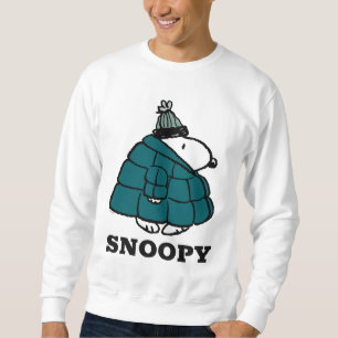 Peanuts   Snoopy Winter Puffer Jacket Sweatshirt