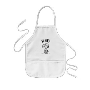 Peanuts Snoopy Wonders Why? Kids Apron