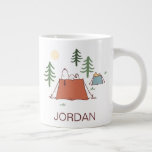 Peanuts | Snoopy & Woodstock | Add Your Name Large Coffee Mug<br><div class="desc">Take a look at this cute Peanuts Nestled in the Woods design featuring Snoopy and Woodstock .</div>