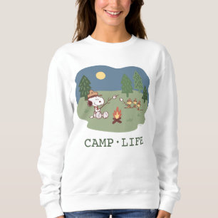 Peanuts   Snoopy & Woodstock at the Campfire Sweatshirt