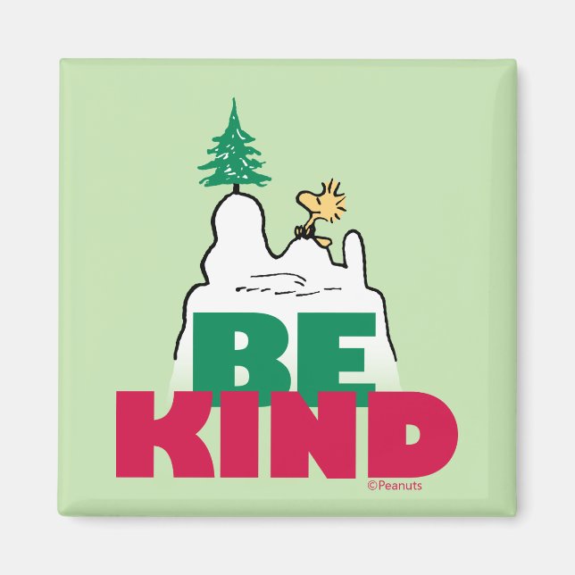 Peanuts | Snoopy & Woodstock Be Kind Magnet (Front)