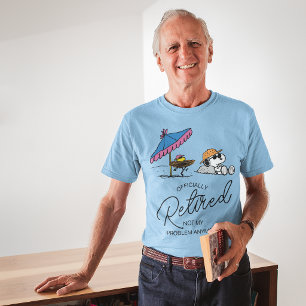 Peanuts Snoopy & Woodstock Beach I'm Retired T-Shirt