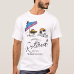 Peanuts | Snoopy & Woodstock Beach I'm Retired T-Shirt<br><div class="desc">Celebrate your retirement with this fun shirt featuring Snoopy and Woodstock.</div>