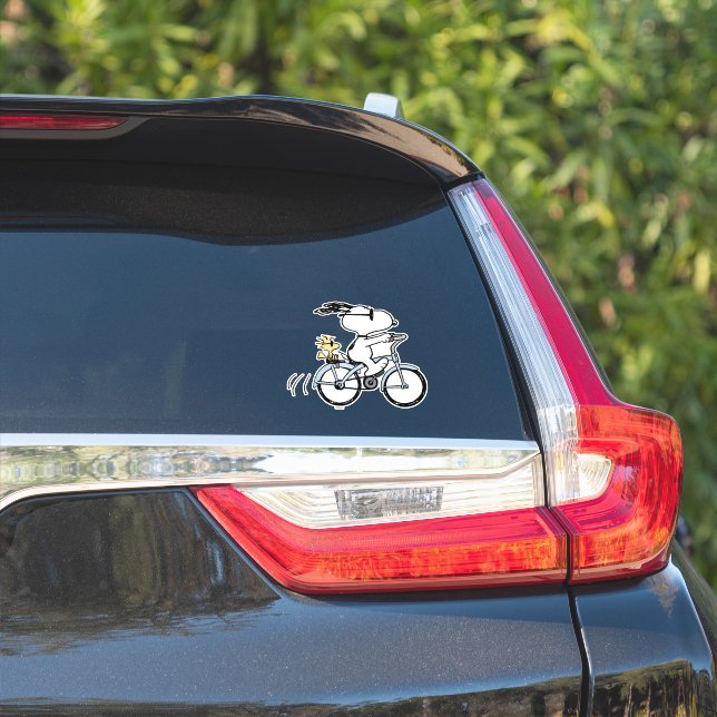 Peanuts | Snoopy & Woodstock Bicycle (Car Side)