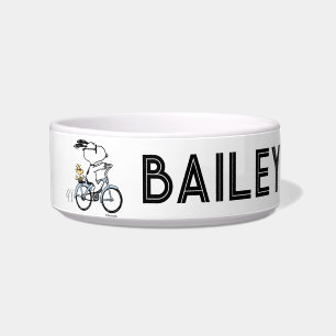 Peanuts   Snoopy & Woodstock Bicycle Bowl