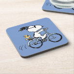 Peanuts | Snoopy & Woodstock Bicycle Coaster<br><div class="desc">Check out this awesome Peanuts design featuring Snoopy and Woodstock.</div>