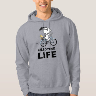 Peanuts Snoopy & Woodstock Bicycle Hoodie