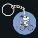 Peanuts | Snoopy & Woodstock Bicycle Key Ring<br><div class="desc">Check out this awesome Peanuts design featuring Snoopy and Woodstock.</div>
