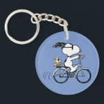 Peanuts | Snoopy & Woodstock Bicycle Key Ring<br><div class="desc">Check out this awesome Peanuts design featuring Snoopy and Woodstock.</div>