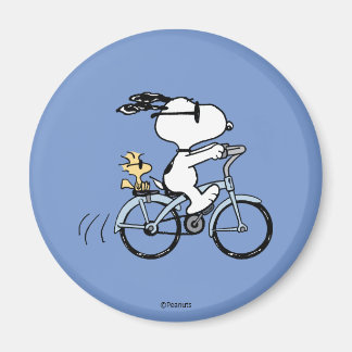 Peanuts | Snoopy & Woodstock Bicycle Magnet