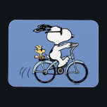 Peanuts | Snoopy & Woodstock Bicycle Magnet<br><div class="desc">Check out this awesome Peanuts design featuring Snoopy and Woodstock.</div>