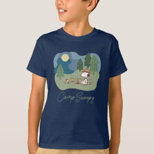 Peanuts Snoopy & Woodstock Camp Site T-Shirt
