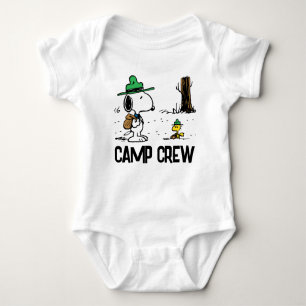Peanuts   Snoopy & Woodstock Camping Baby Bodysuit