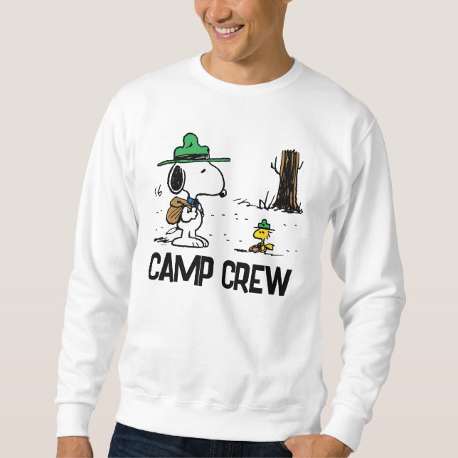 Peanuts | Snoopy & Woodstock Camping Sweatshirt (Front)