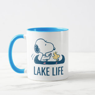 Peanuts Snoopy & Woodstock Canoe Mug