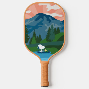 Peanuts   Snoopy & Woodstock Canoe Pickleball Paddle