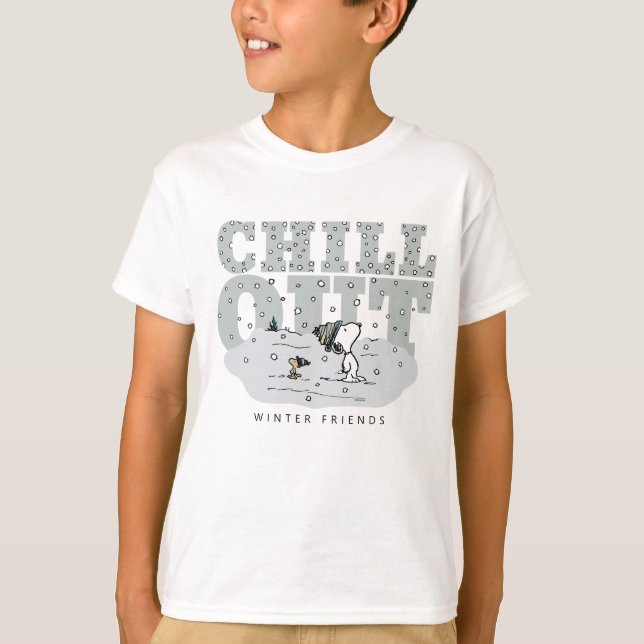 Peanuts | Snoopy & Woodstock Chill Out T-Shirt (Front)