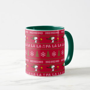 Peanuts   Snoopy & Woodstock Christmas Sweater Mug