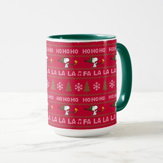 Peanuts | Snoopy & Woodstock Christmas Sweater Mug (Front Right)