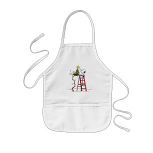 Peanuts Snoopy & Woodstock Christmas Tree Kids Apron