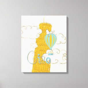 Peanuts   Snoopy & Woodstock Ciao Canvas Print