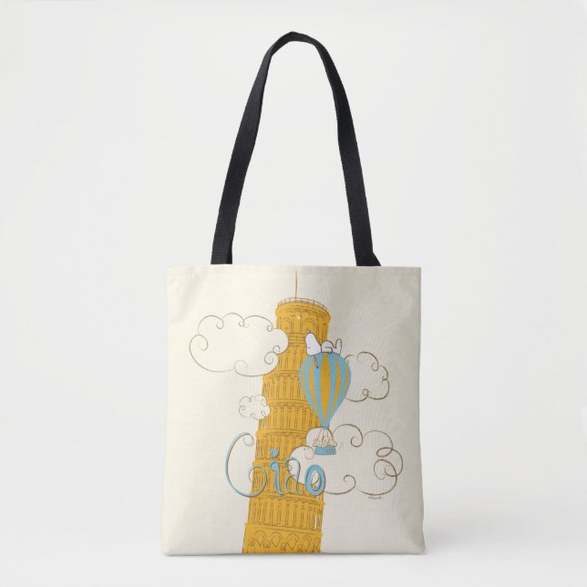 Peanuts | Snoopy & Woodstock Ciao Tote Bag (Front)