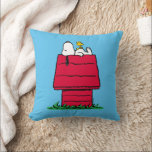 Peanuts | Snoopy & Woodstock Doghouse Cushion<br><div class="desc">Check out this fun Peanuts design featuring Snoopy and Woodstock.</div>