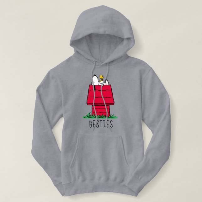 Peanuts | Snoopy & Woodstock Doghouse Hoodie (Design Front)