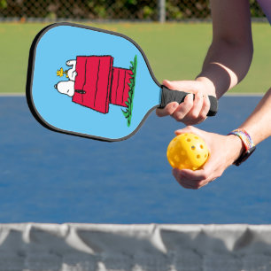 Peanuts   Snoopy & Woodstock Doghouse Pickleball Paddle