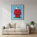 Peanuts | Snoopy & Woodstock Doghouse Poster<br><div class="desc">Check out this fun Peanuts design featuring Snoopy and Woodstock.</div>