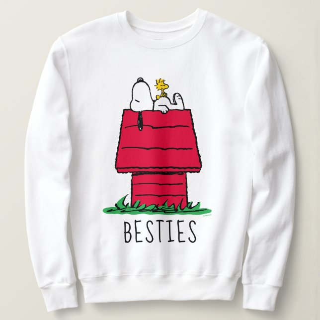 Peanuts | Snoopy & Woodstock Doghouse Sweatshirt (Design Front)